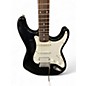 Used Starcaster by Fender Stratocaster Black Solid Body Electric Guitar