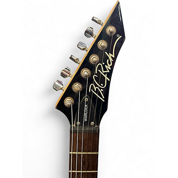 Used B.C. Rich Warlock Black Solid Body Electric Guitar