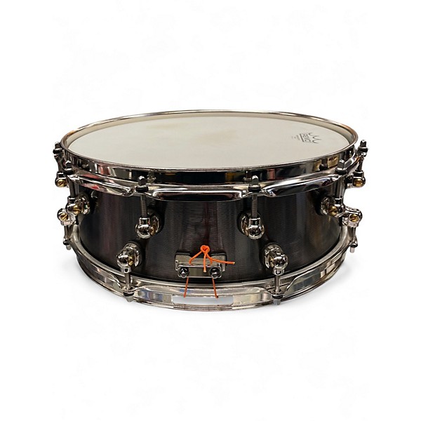 Used Pearl 14X5 DENNIS CHAMBERS SIGNATURE SERIES SNARE Gunmetal Gray Drum