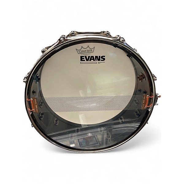 Used Pearl 14X5 DENNIS CHAMBERS SIGNATURE SERIES SNARE Gunmetal Gray Drum