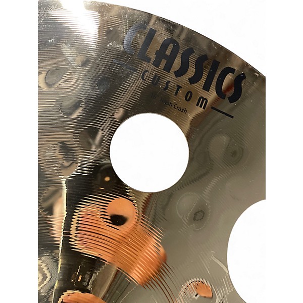 Used MEINL 16in Classics Custom Trash Crash Cymbal