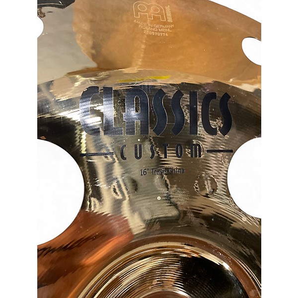 Used MEINL 16in Classics Custom Trash China Cymbal