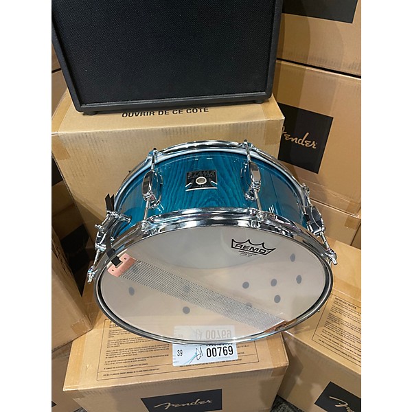 Used TAMA 14X6.5 Superstar Snare Gloss Sapphire Drum