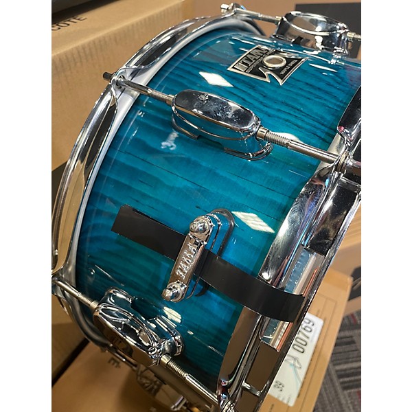 Used TAMA 14X6.5 Superstar Snare Gloss Sapphire Drum