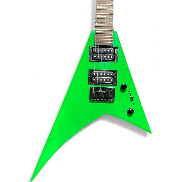 Used Jackson JS1X Minion Neon Green Solid Body Electric Guitar