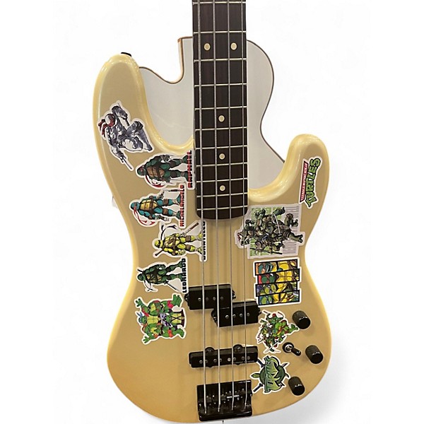 Used Fender Duff McKagan Signature Bass Olympic Pearl Electric Bass Guitar