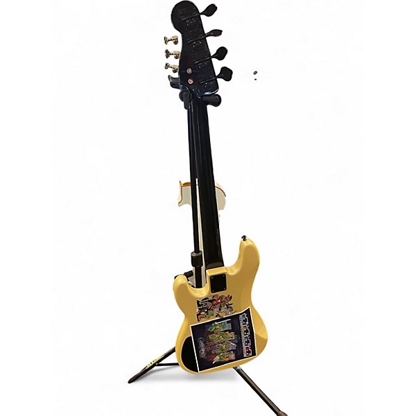 Used Fender Duff McKagan Signature Bass Olympic Pearl Electric Bass Guitar