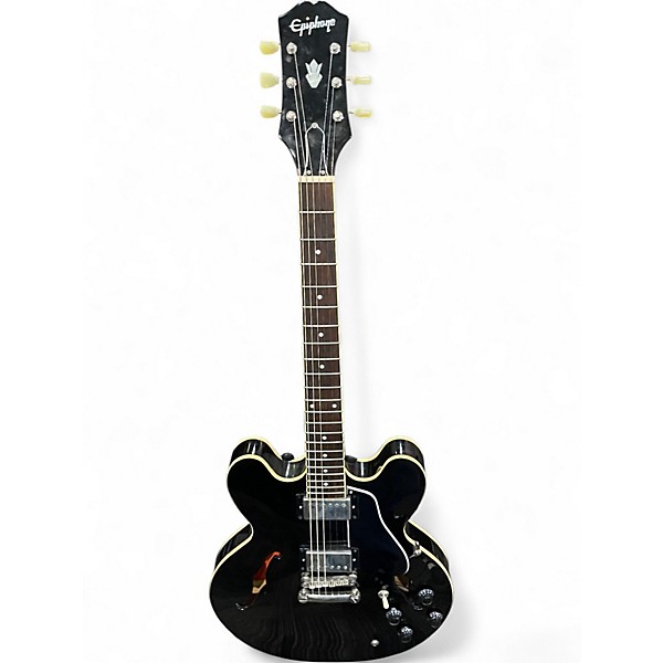Used Epiphone ES335 Black Hollow Body Electric Guitar