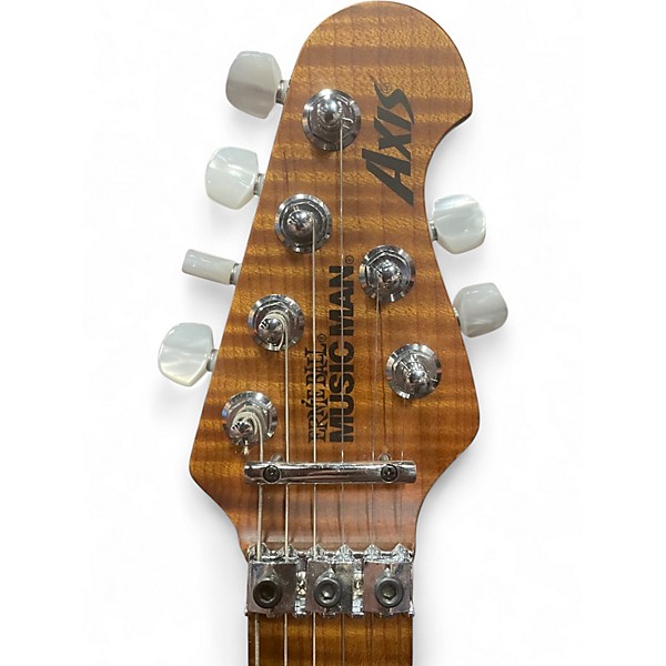 Used Ernie Ball Music Man Axis TIGER GRAY Solid Body Electric Guitar