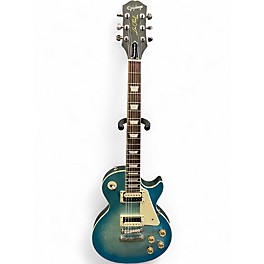 Used Epiphone Les Paul Traditional Pro IV Ocean Blue Solid Body Electric Guitar
