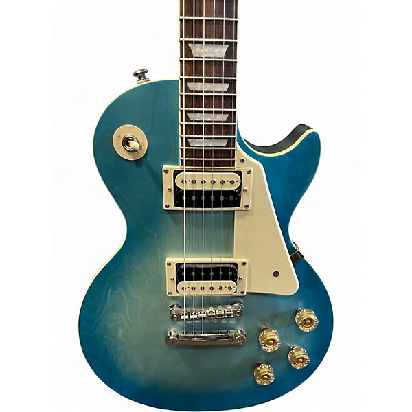 Used Epiphone Les Paul Traditional Pro IV Ocean Blue Solid Body Electric Guitar
