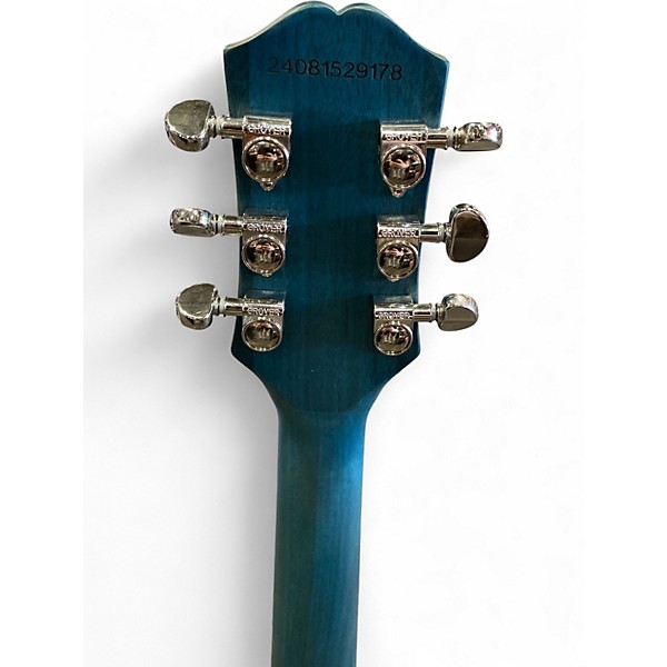Used Epiphone Les Paul Traditional Pro IV Ocean Blue Solid Body Electric Guitar