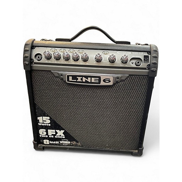 Used Line 6 Spider IV 15W 1X8 Guitar Combo Amp