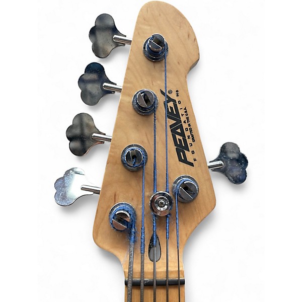 Used Peavey FOUNDATION Cream Electric Bass Guitar