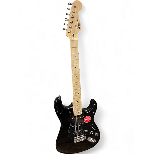 Used Squier BULLET 2015 LIMITED EDITION BLACK Solid Body Electric Guitar