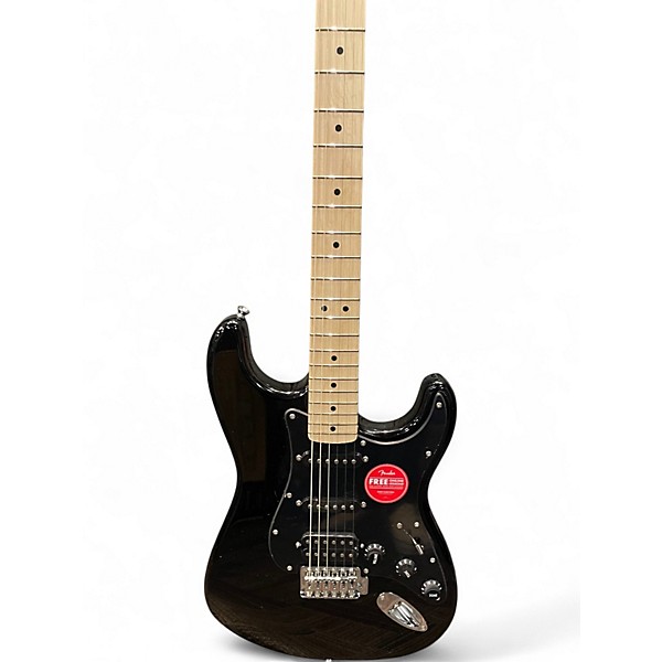 Used Squier BULLET 2015 LIMITED EDITION BLACK Solid Body Electric Guitar