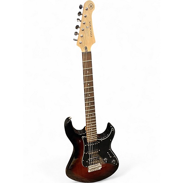 Used Yamaha PAC012DLX RED BURST Solid Body Electric Guitar