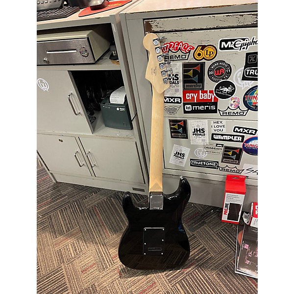 Used Squier Affinity Stratocaster Black Solid Body Electric Guitar