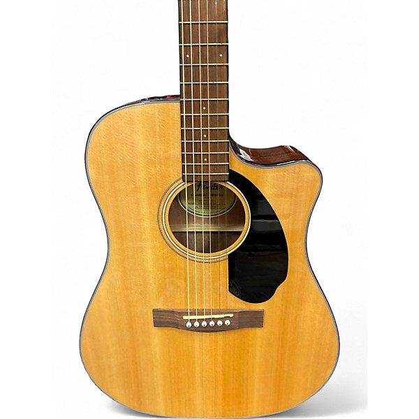 Used Fender CD60SCE NATURAL Acoustic Electric Guitar