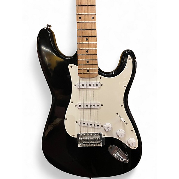Used Squier Bullet Stratocaster Black Solid Body Electric Guitar