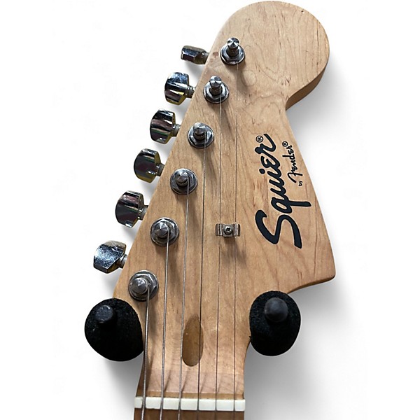 Used Squier Bullet Stratocaster Black Solid Body Electric Guitar