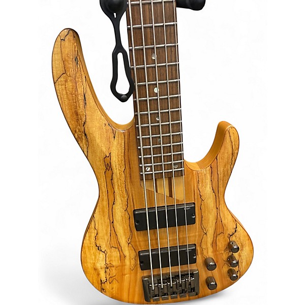 Used ESP LTD B205SM 5 String Natural Electric Bass Guitar