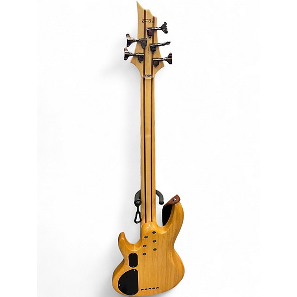 Used ESP LTD B205SM 5 String Natural Electric Bass Guitar