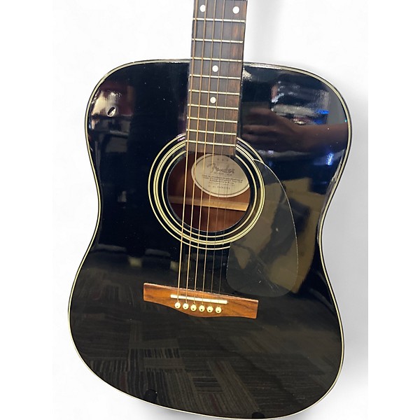 Used Fender DG11E Black Acoustic Electric Guitar