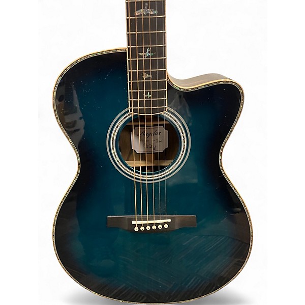 Used PRS SE A60E ANGELUS COLBALT BLUE BURST Acoustic Electric Guitar