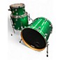 Used DW 3 Piece Collector's Series Emerald Sparkle Drum Kit thumbnail
