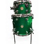 Used DW 3 Piece Collector's Series Emerald Sparkle Drum Kit