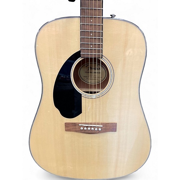 Used Fender CD60S  Natural Acoustic Guitar