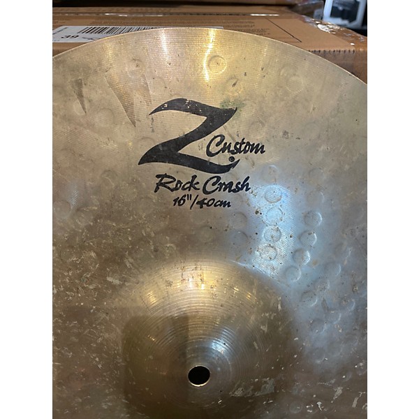 Used Zildjian 16in Z Custom Rock Crash Cymbal