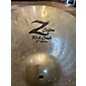 Used Zildjian 16in Z Custom Rock Crash Cymbal