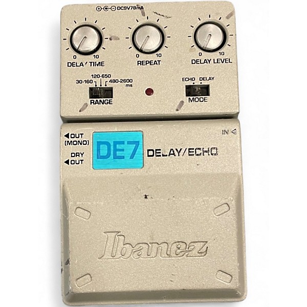 Used Ibanez DE7 Effect Pedal