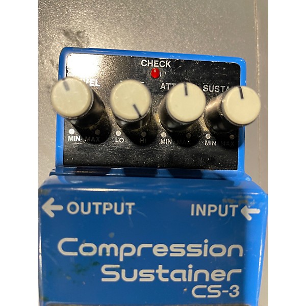 Used BOSS CS3 Compressor Sustainer Effect Pedal
