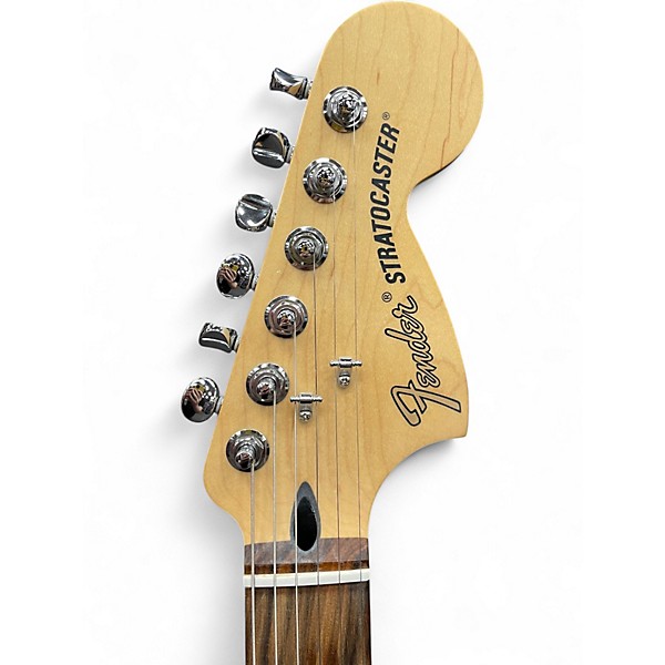 Used 2018 Fender Deluxe Roadhouse Stratocaster Mystic Ice Blue Solid Body Electric Guitar