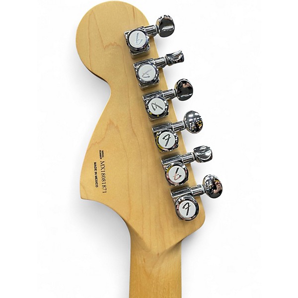 Used 2018 Fender Deluxe Roadhouse Stratocaster Mystic Ice Blue Solid Body Electric Guitar