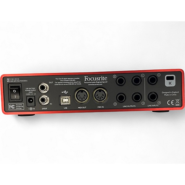 Used Focusrite Scarlett 6i6 Gen 2 Audio Interface