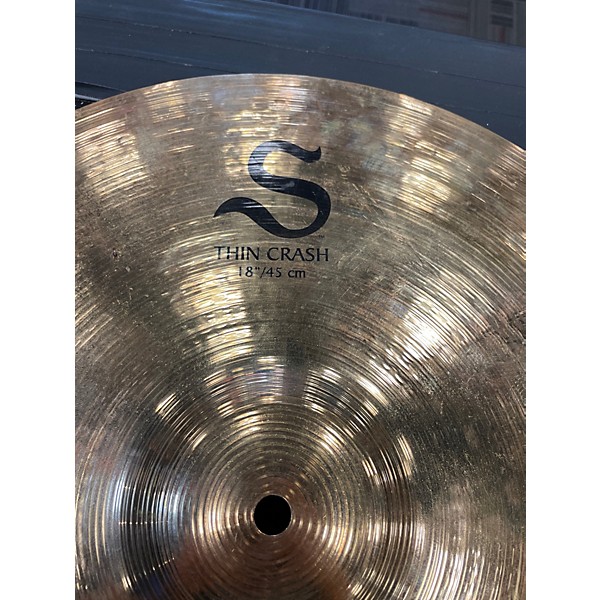 Used Zildjian 18in S Family Thin Crash Cymbal
