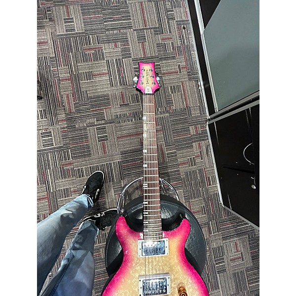 Used Daisy Rock Elite Classic VIOLET BURST Solid Body Electric Guitar