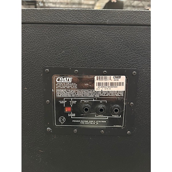 Used Crate GX412S 4X12 Guitar Cabinet