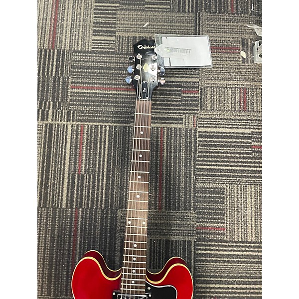 Used Epiphone Dot Cherry Hollow Body Electric Guitar
