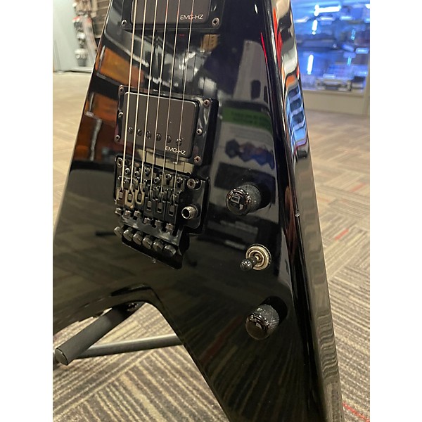 Used ESP v250 Black Solid Body Electric Guitar