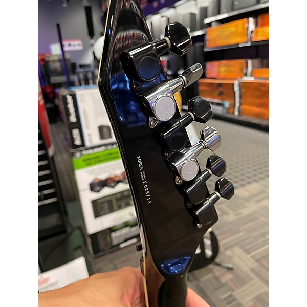 Used ESP v250 Black Solid Body Electric Guitar