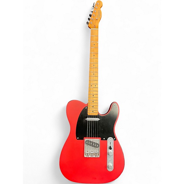 Used Squier 40th anniversary telecaster satin Dakota red Solid Body Electric Guitar