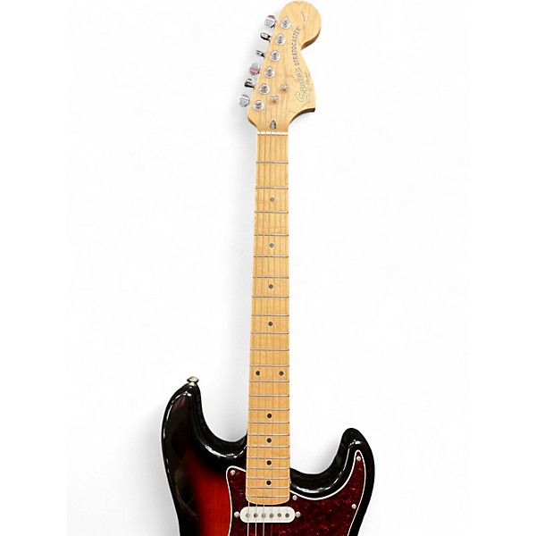 Used Squier Standard Stratocaster Vintage Sunburst Solid Body Electric Guitar