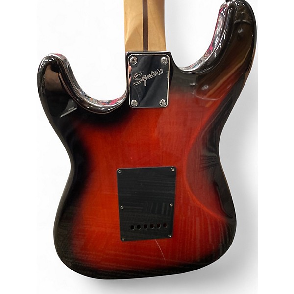Used Squier Standard Stratocaster Vintage Sunburst Solid Body Electric Guitar