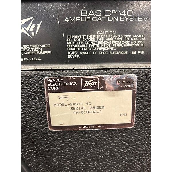 Used Peavey Basic-40 Guitar Cabinet