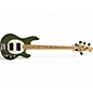 Used Sterling by Music Man  stingray  Green Electric Bass Guitar thumbnail